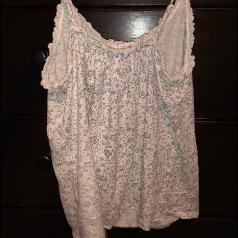 Old Navy Floral Ruffle Tank - Picture 2 of 3